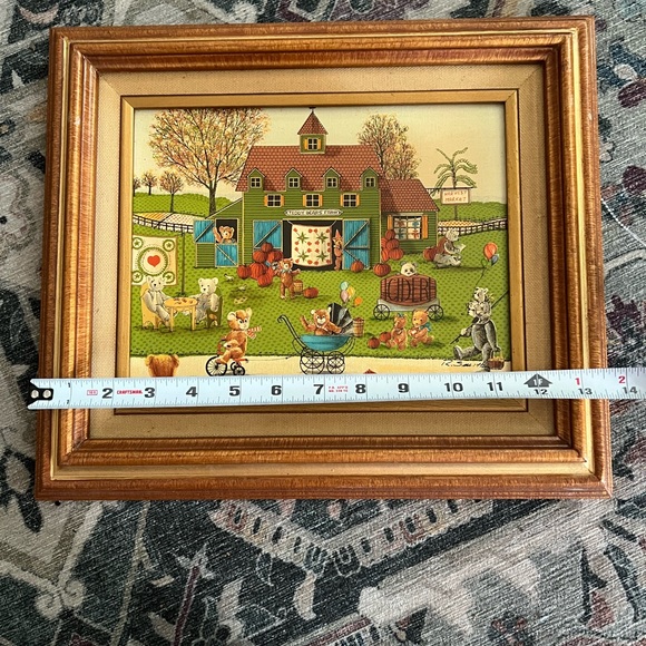 Signed R. Smith teddy bear cider farm - Picture 5 of 6